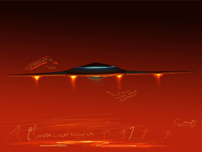 Illustration for article titled Spaceship Vs. Pirate Galleons, For The Ultimate Booty